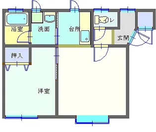 メゾン元町【1階】の間取り