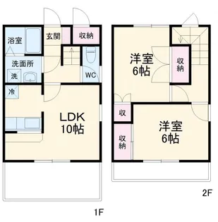神奈川県茅ヶ崎市浜之郷【一戸建】の間取り