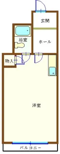 宮田町フラワーハイツ【2階】の間取り