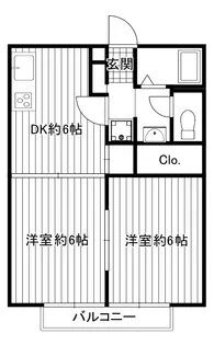 プレステージ21A【1階】の間取り