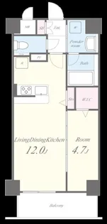 Sole Cedar 西大寺【2階】の間取り