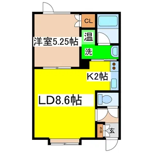 パレット【1階】の間取り