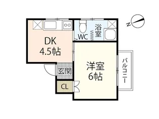 アイランド丸和【5階】の間取り