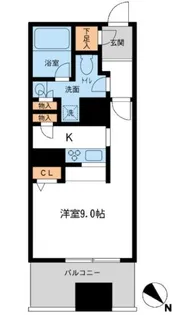 メトロタワー山下町【7階】の間取り