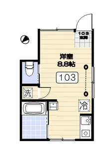 Blanc Couleur【1階】の間取り