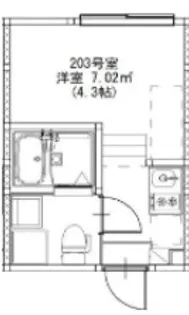 クレール瑞江【2階】の間取り