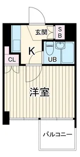 ベルメゾン二子【2階】の間取り