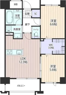 Gran Stella Nagao【11階】の間取り