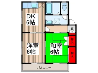 コ-ポ豊【1階】の間取り