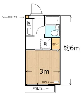 コーポSANCHO【1階】の間取り