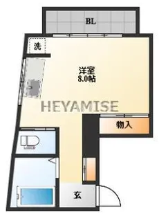 深田ビル【2階】の間取り