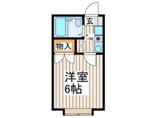 トッポハイツ【1階】の間取り