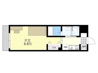 Labo′s College大分大学前【5階】の間取り