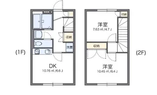 レオパレスY【1階】の間取り