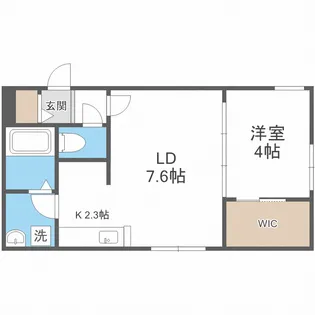 プレシェルト麻生【4階】の間取り