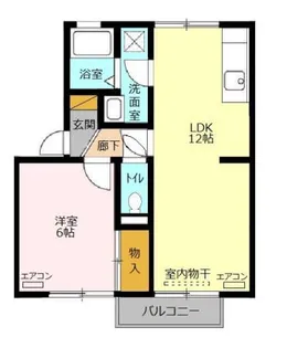 メゾン森Part VII【2階】の間取り