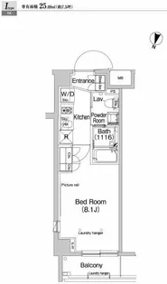 プラウドフラット学芸大学II【3階】の間取り