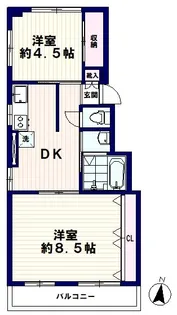 中野ビリジアン【7階】の間取り