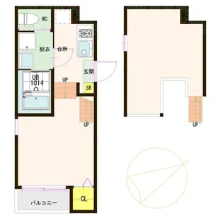 アリオ長町【2階】の間取り