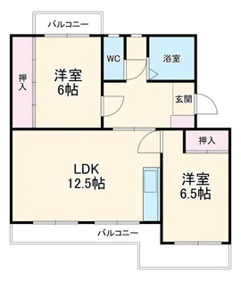 ハイツ蓼原 A【1階】の間取り