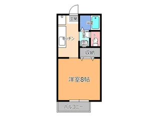 リバティヒルズ光陽台【2階】の間取り