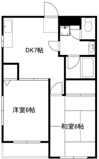 クリスタルパレス【3階】の間取り