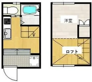 ドリームハイツ【1階】の間取り