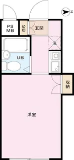 ペガサスマンション渋谷本町第一【1階】の間取り