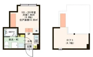 La Ciel II【2階】の間取り
