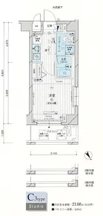 メインステージ押上III【3階】の間取り