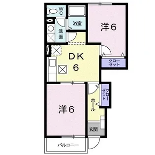 ヴィラ・フォリア【1階】の間取り
