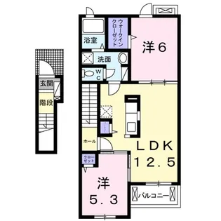 エトワール K I【2階】の間取り