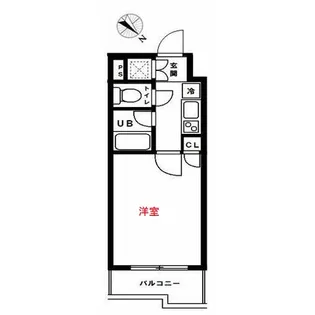 ルーブル西馬込弐番館【4階】の間取り