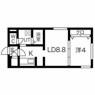 Lichtrare東札幌(リヒトラーレ)【1階】の間取り
