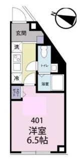 モンレーヴ南千住【4階】の間取り