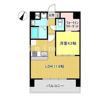 熊本県熊本市中央区水前寺3【マンション】の間取り