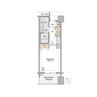 東京都渋谷区広尾3【マンション】の間取り