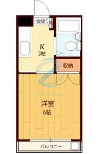 東京都江戸川区江戸川4【マンション】の間取り