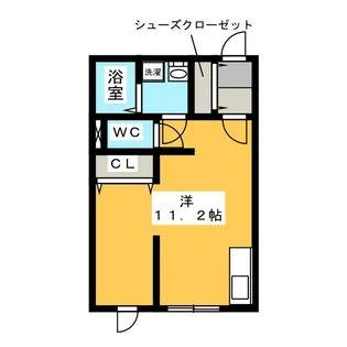 GVIVRE東別院【3階】の間取り