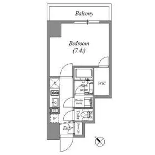 GRAN PASEO巣鴨II【4階】の間取り