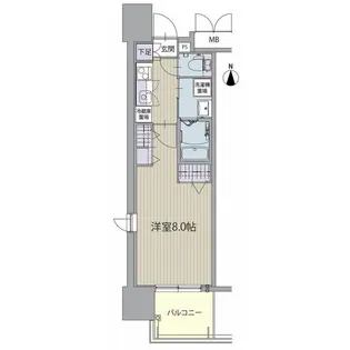 パルティール金山アネックス【9階】の間取り