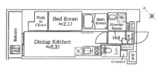 東京都中央区佃2【マンション】の間取り