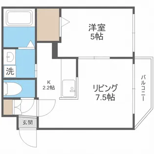 プレミアシティ美園【1階】の間取り