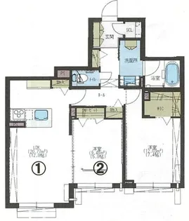 Shiny【3階】の間取り