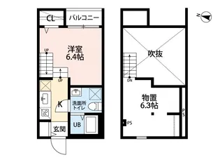 モンテベルデ【2階】の間取り