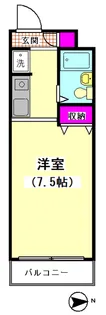 ジ・ミネルバ門前仲町ビル【3階】の間取り
