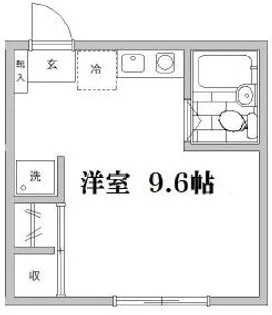 テラス1063【2階】の間取り
