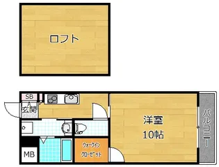 サンステージ桜丘【2階】の間取り