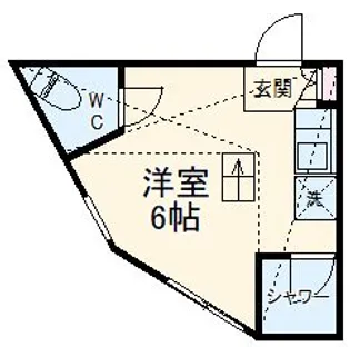 ミラベル横浜【2階】の間取り