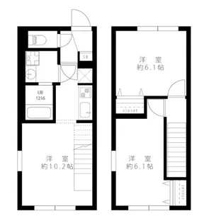 LEGALAND大井町ANNEX(リーガランド大井町アネックス)【4階】の間取り